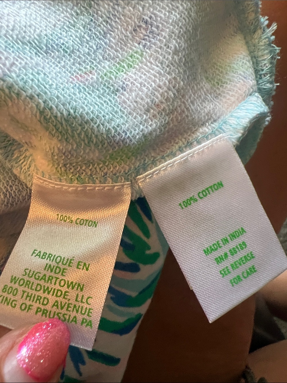 Lilly Pulitzer Blue Ibiza Cabana Cocktail Long Sleeve - Picture 6 of 6